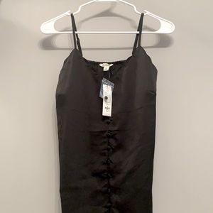 Francesca's Miami Scalloped Button Down Camisole